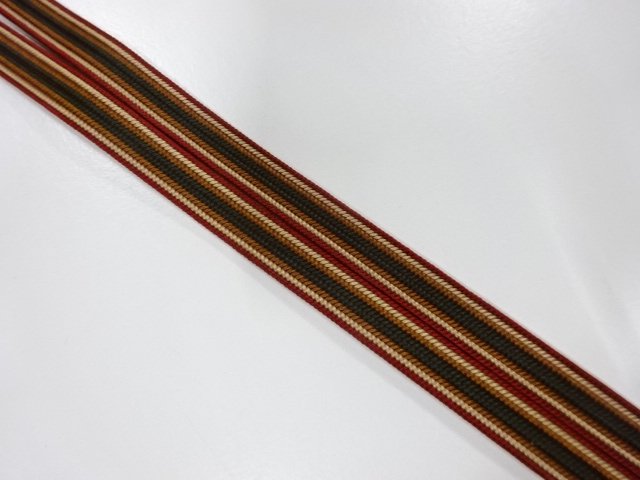  未使用品　正絹　帯留め用　手組三分紐